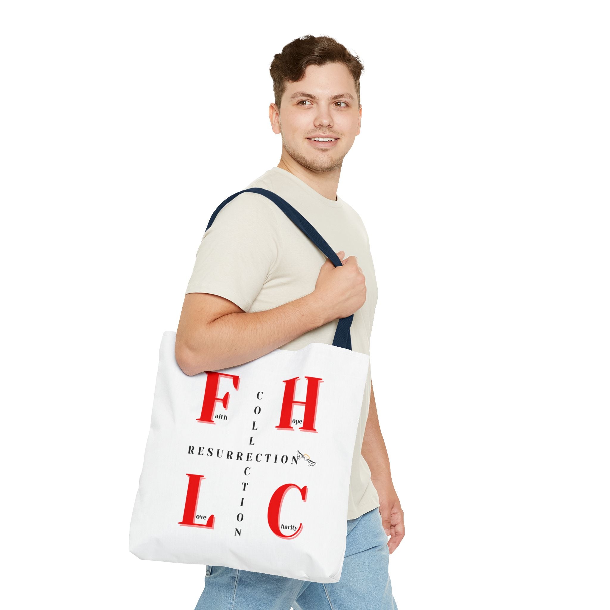 Resurrection Collection Tote Bag — Faith & Hope Graphic Tote