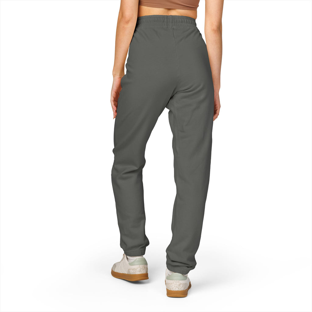 Cross & Roses Sweatpants — Religious Graphic Fleece Joggers