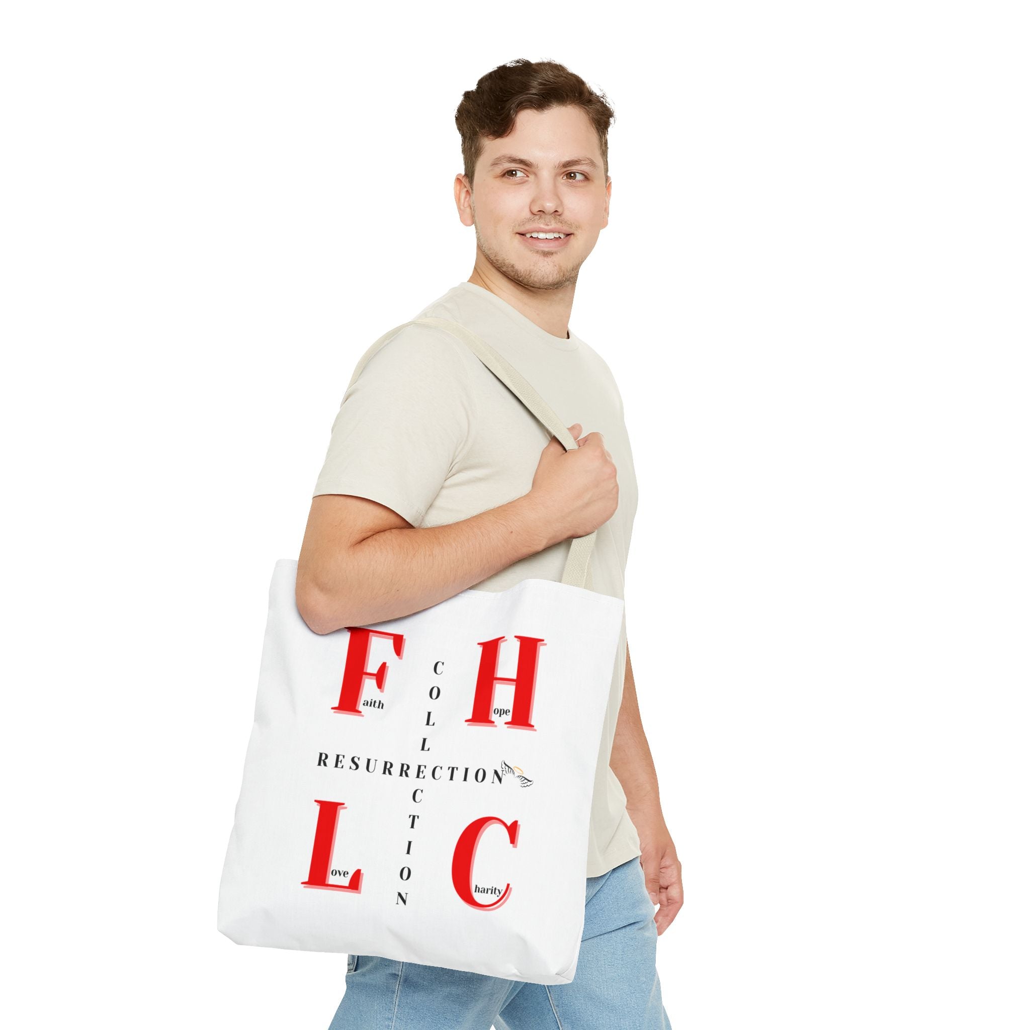 Resurrection Collection Tote Bag — Faith & Hope Graphic Tote