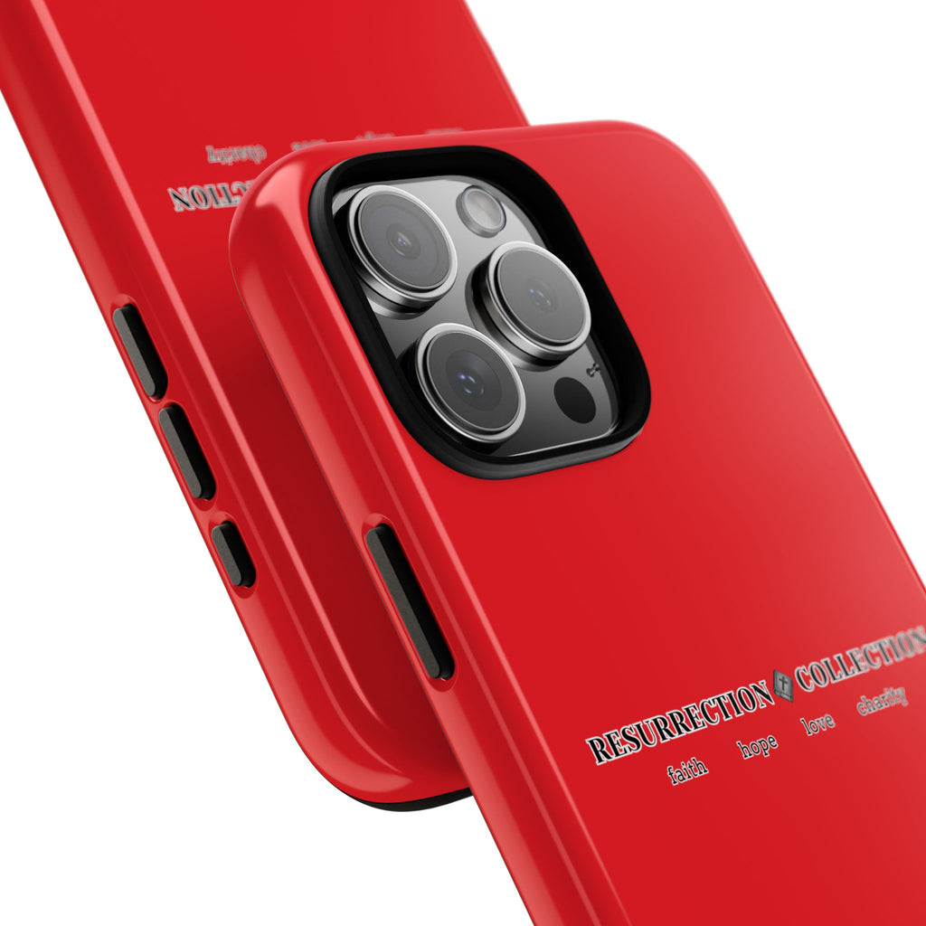 Resurrection Collection Red Tough Phone Case — Bold Religious Faith Design