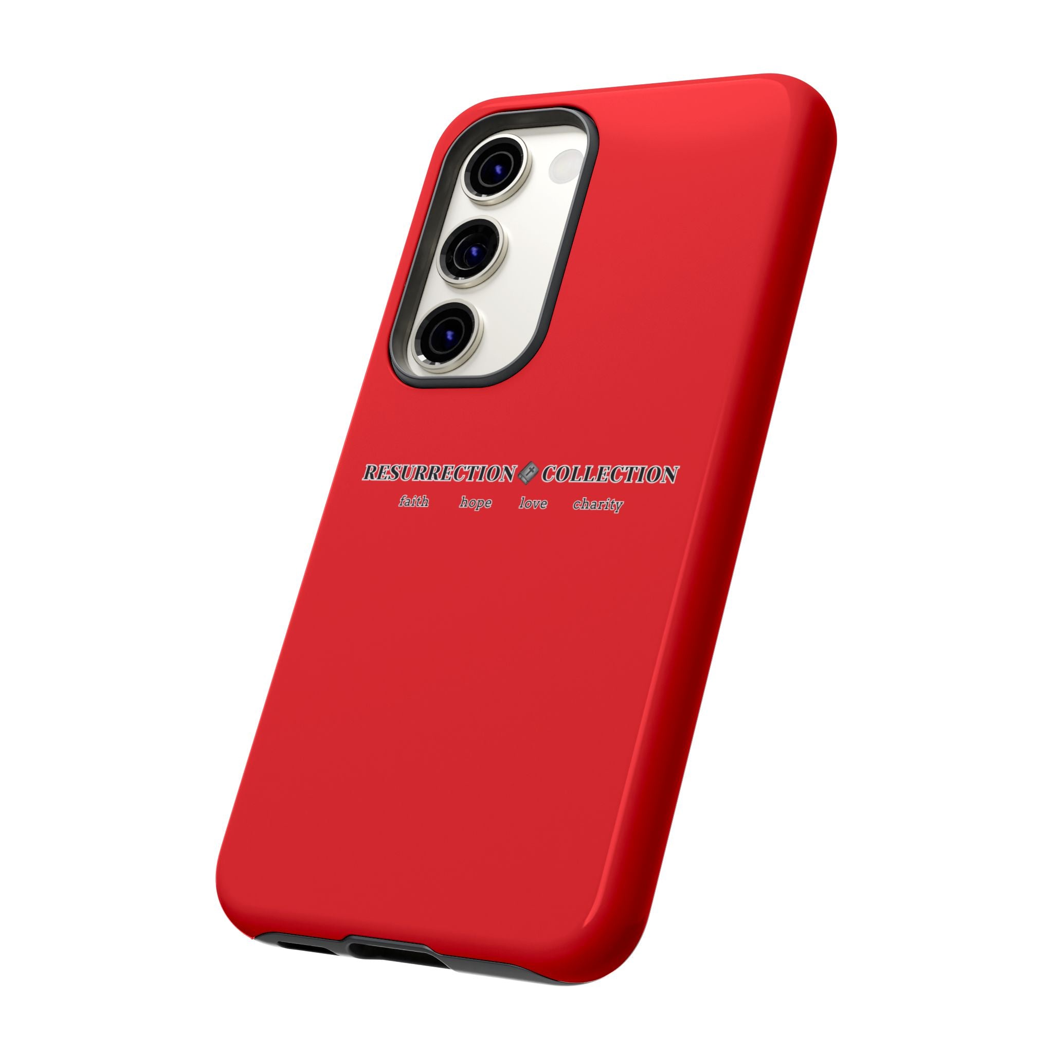 Resurrection Collection Red Tough Phone Case — Bold Religious Faith Design