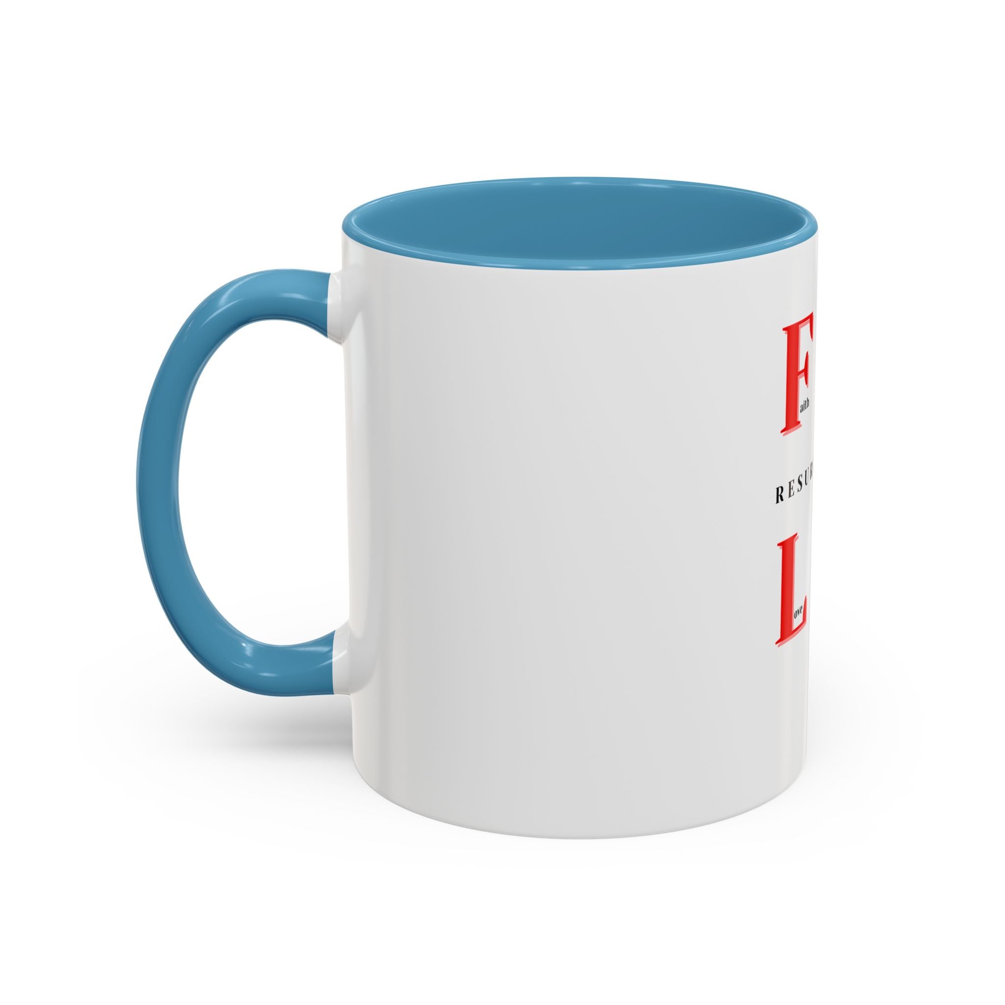 Resurrection Collection Accent Coffee Mug — Inspirational Christian Scripture Mug (11/15oz)