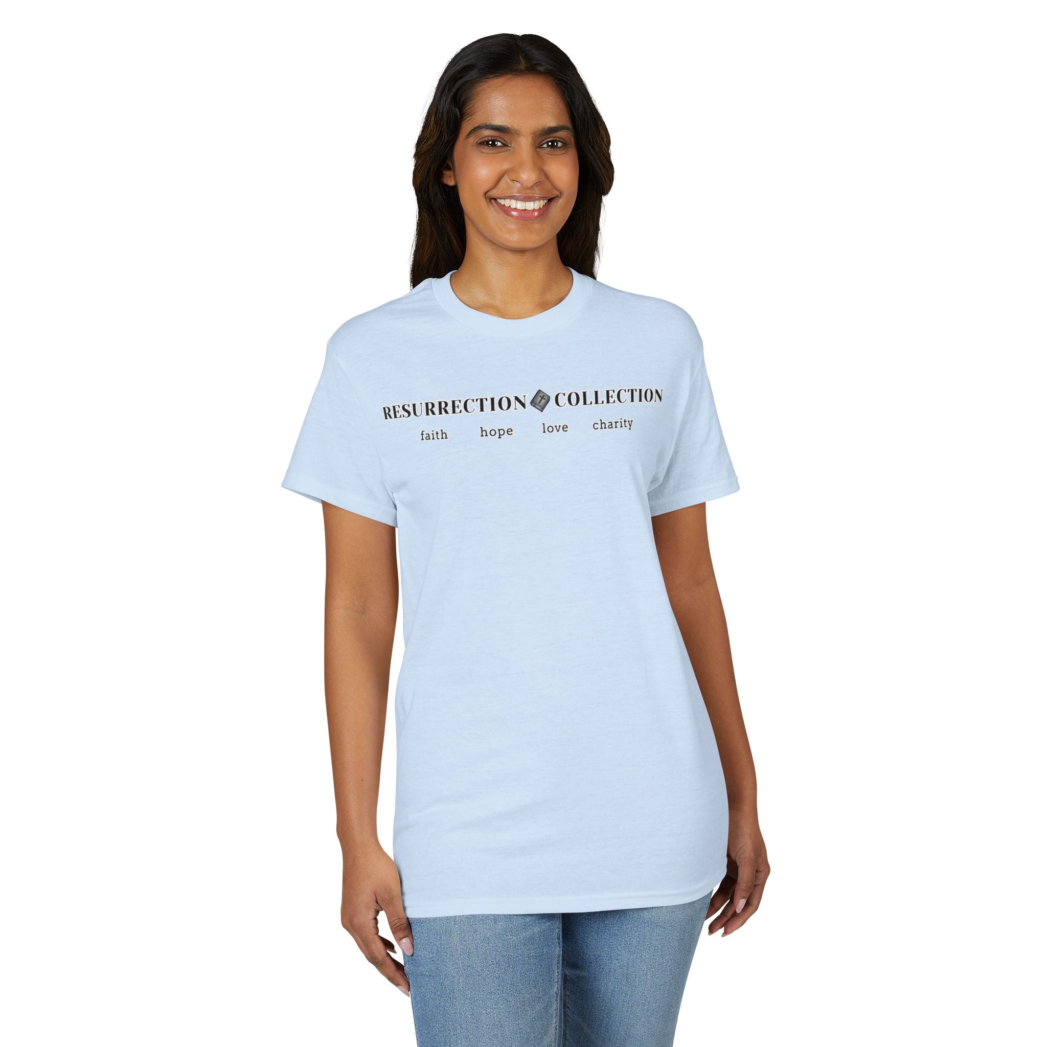 Resurrection Collection T-Shirt — Faith • Hope • Love • Charity