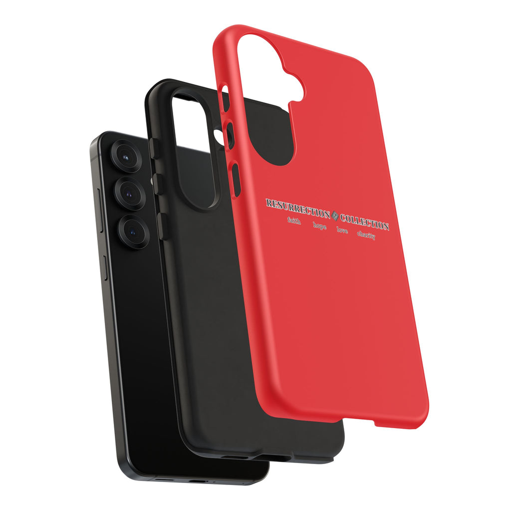 Resurrection Collection Red Tough Phone Case — Bold Religious Faith Design
