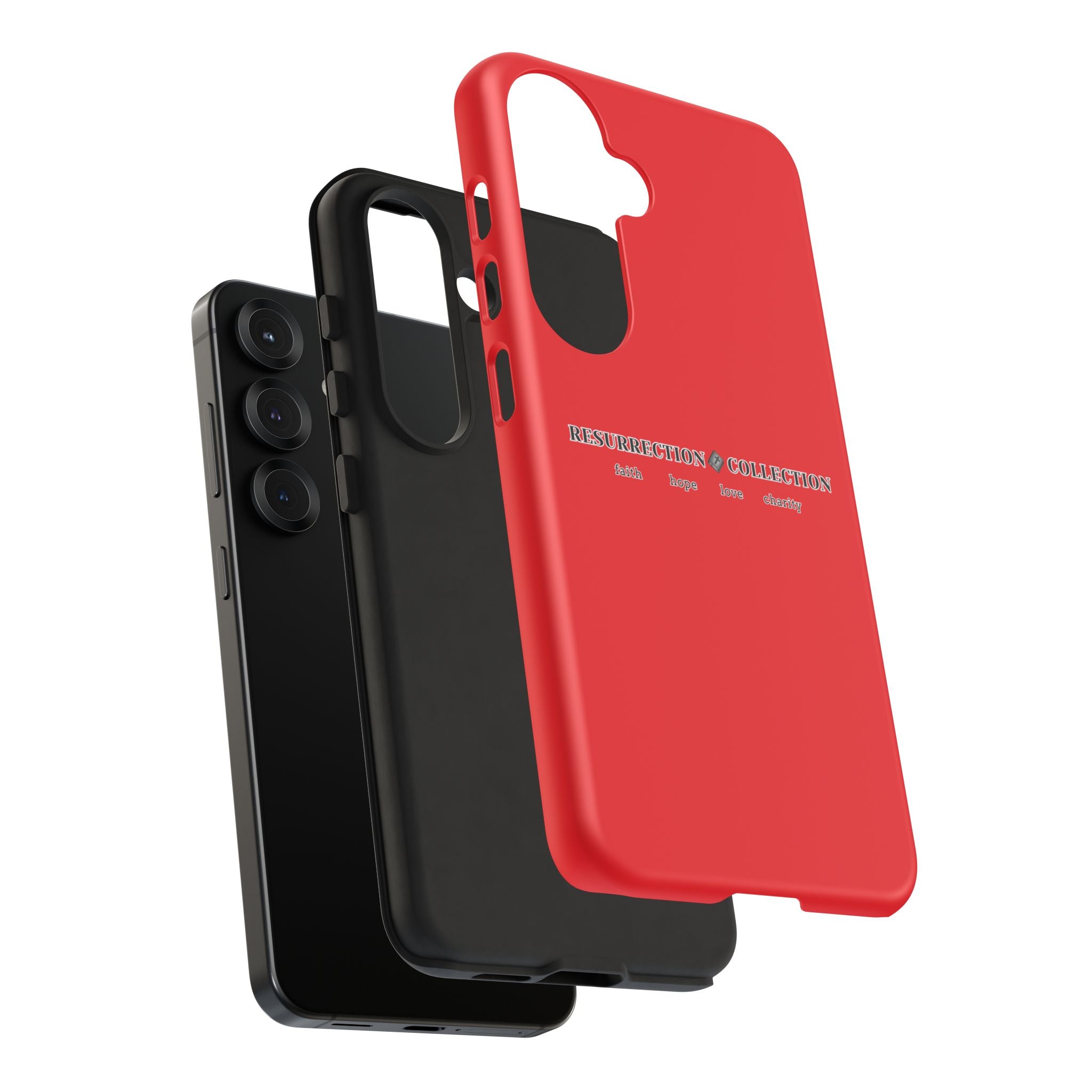 Resurrection Collection Red Tough Phone Case — Bold Religious Faith Design