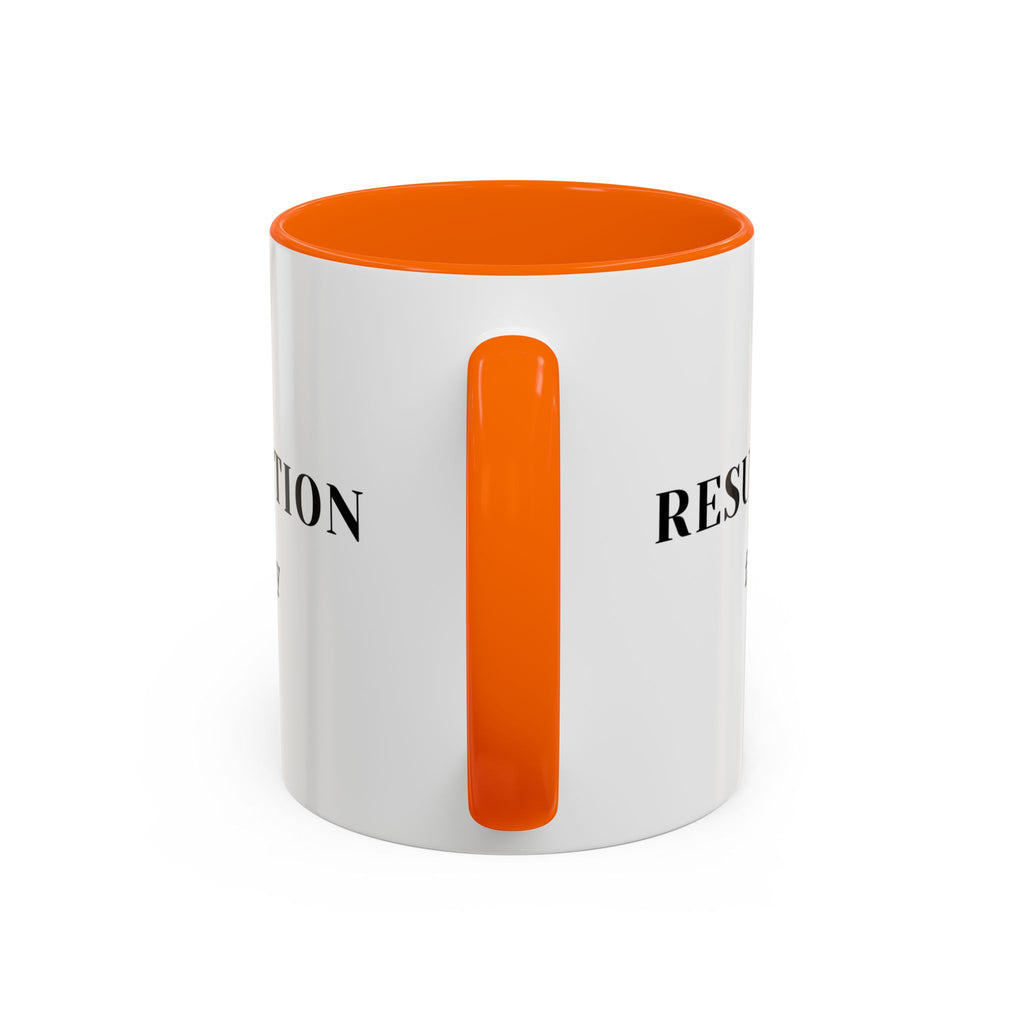 Faith Collection Accent Coffee Mug — Hope, Love, Charity Black-Trim Ceramic Mug