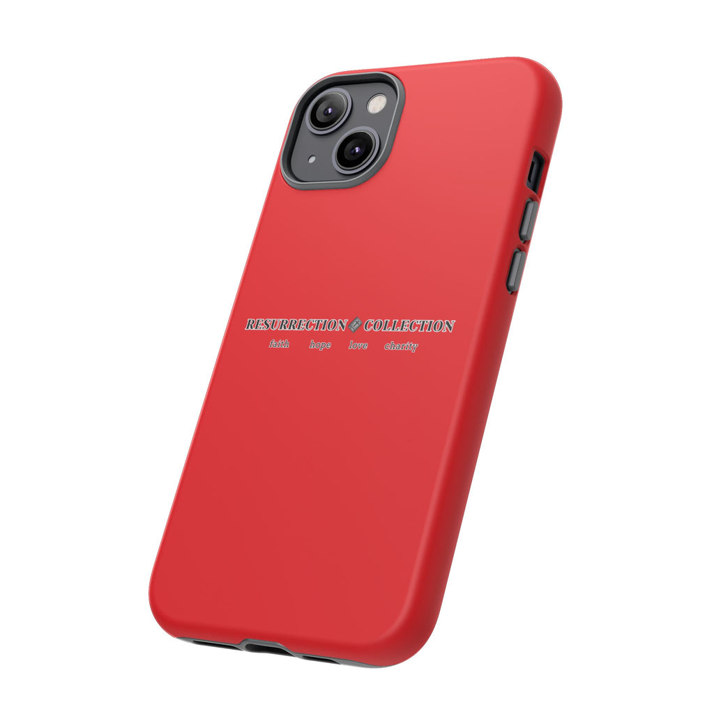 Resurrection Collection Red Tough Phone Case — Bold Religious Faith Design