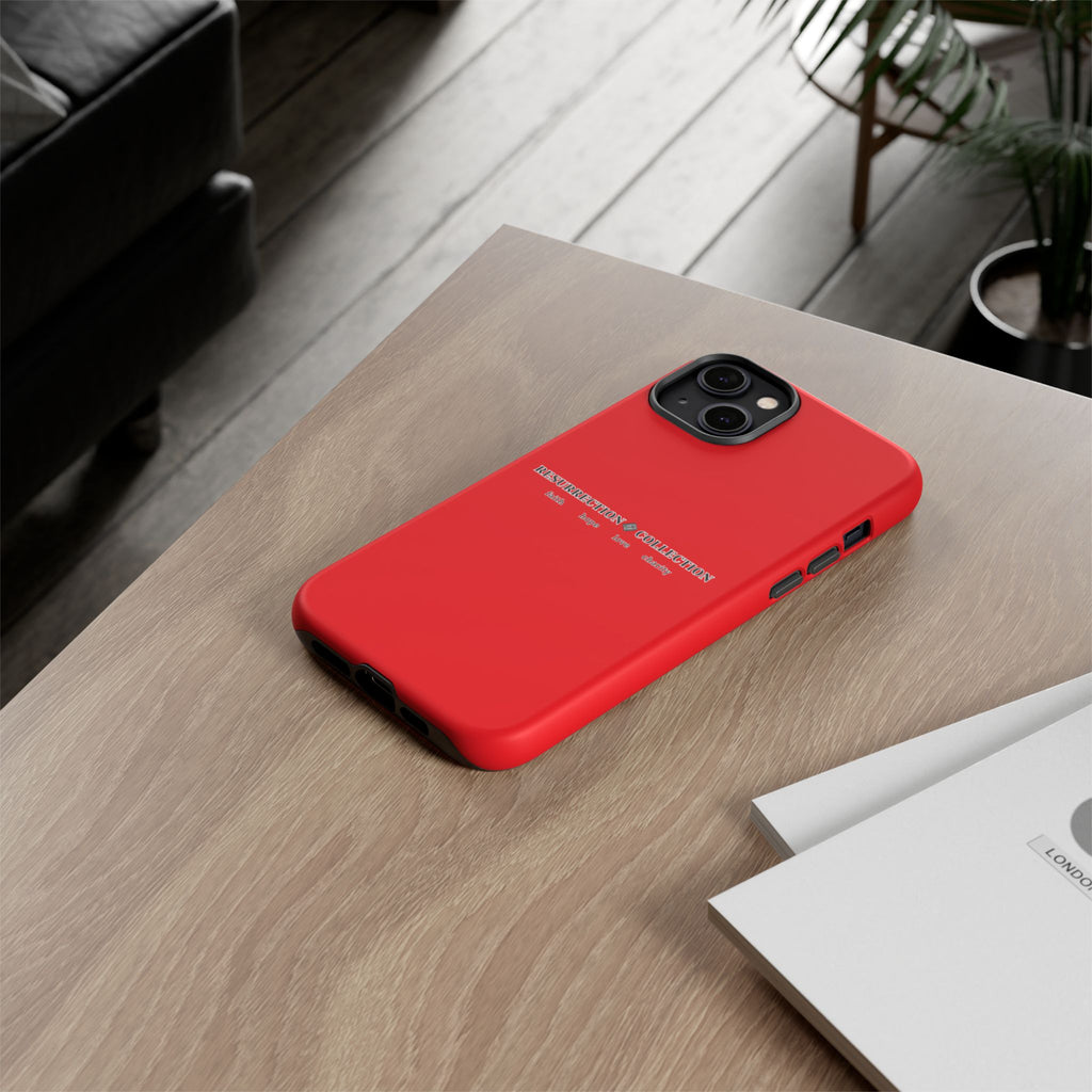 Resurrection Collection Red Tough Phone Case — Bold Religious Faith Design