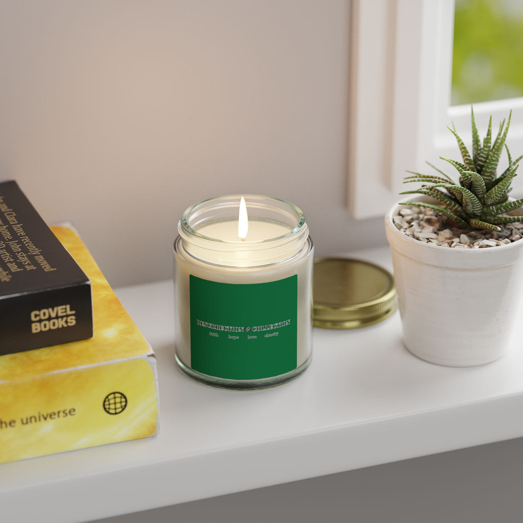 Coconut Apricot Scented Candle (4oz & 9oz) — Coconut Apricot Wax Jar — Resurrection Collection