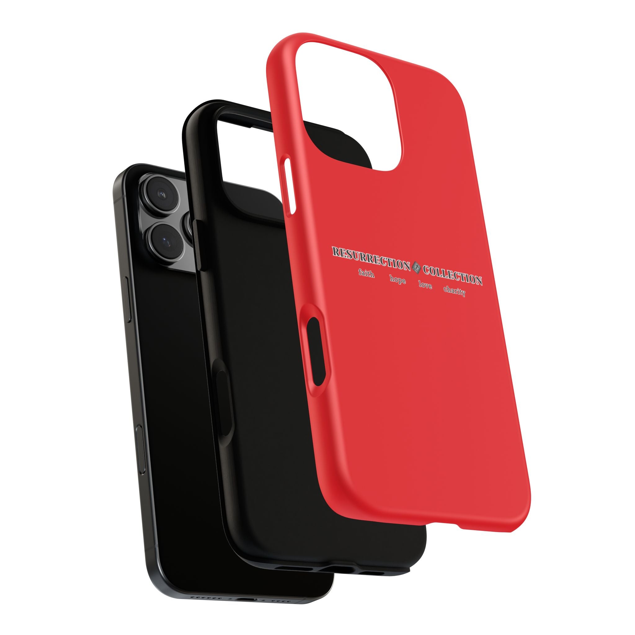 Resurrection Collection Red Tough Phone Case — Bold Religious Faith Design