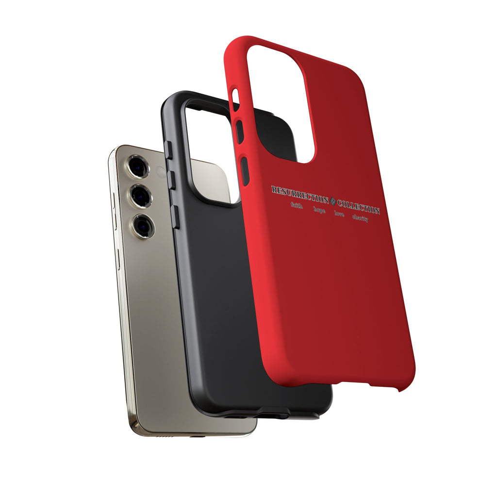 Resurrection Collection Red Tough Phone Case — Bold Religious Faith Design
