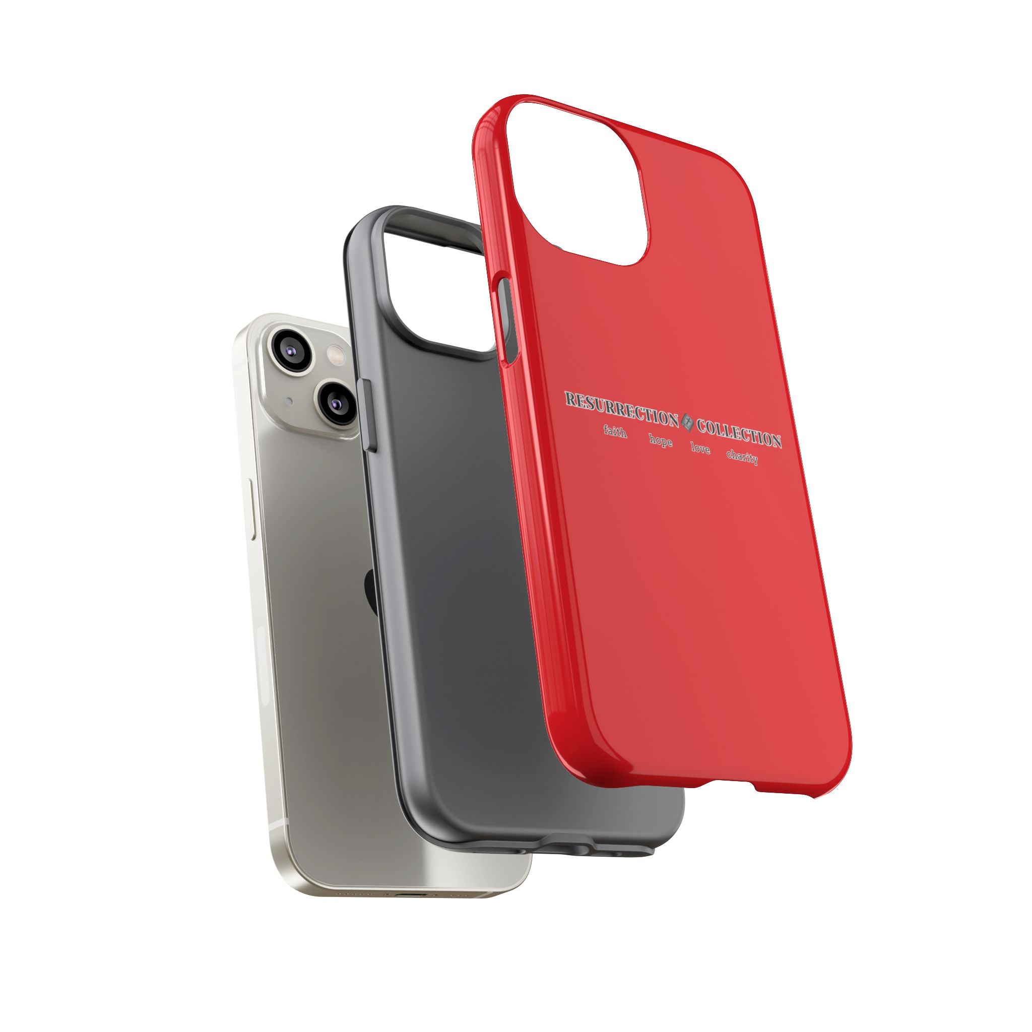 Resurrection Collection Red Tough Phone Case — Bold Religious Faith Design