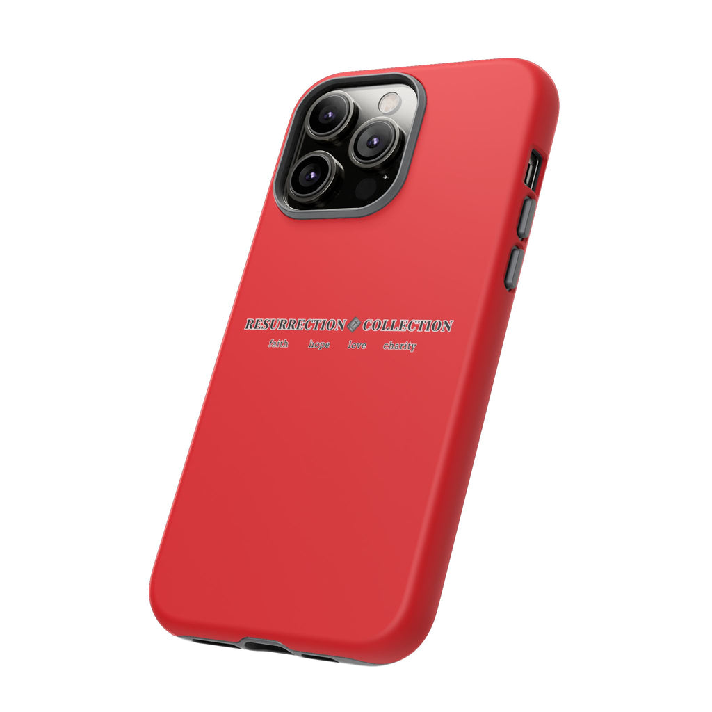 Resurrection Collection Red Tough Phone Case — Bold Religious Faith Design