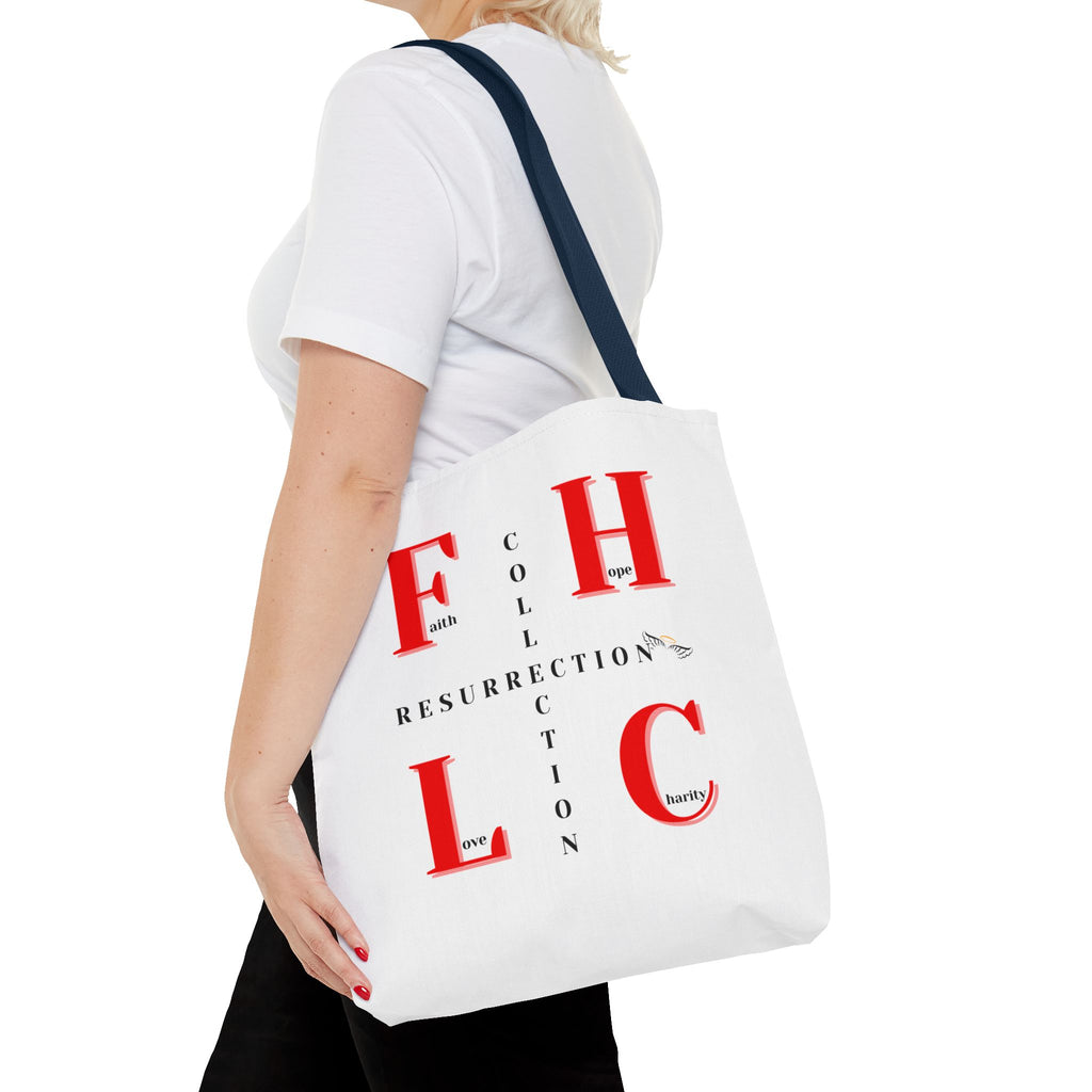 Resurrection Collection Tote Bag — Faith & Hope Graphic Tote