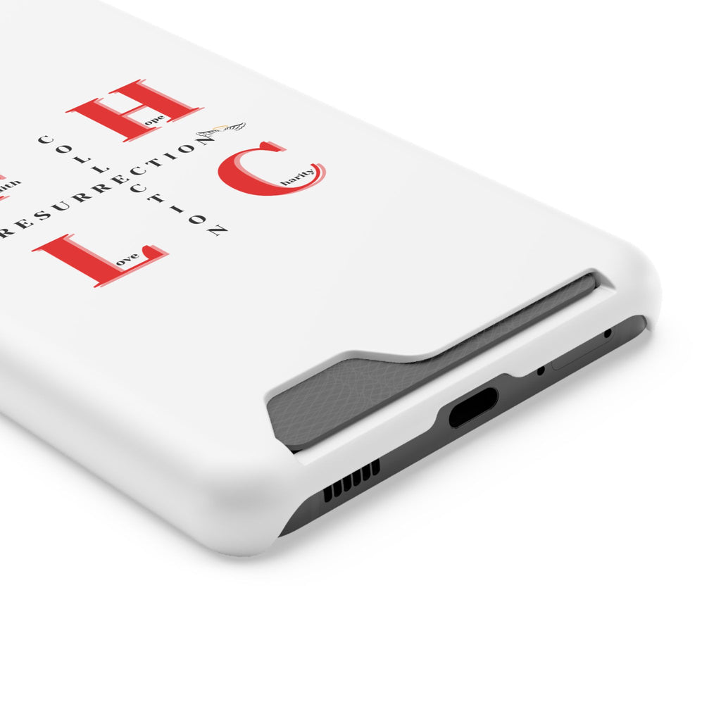 Phone Case with Card Holder — 'FHLC Resurrection Collection' Minimalist Protective Wallet Case