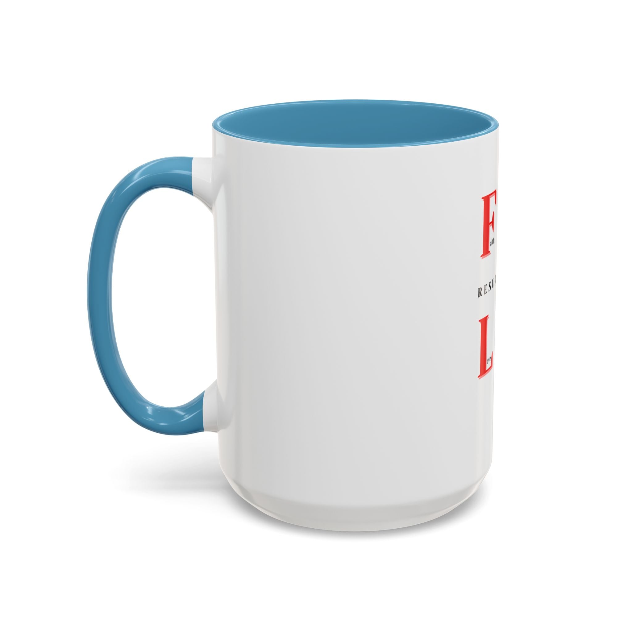 Resurrection Collection Accent Coffee Mug — Inspirational Christian Scripture Mug (11/15oz)
