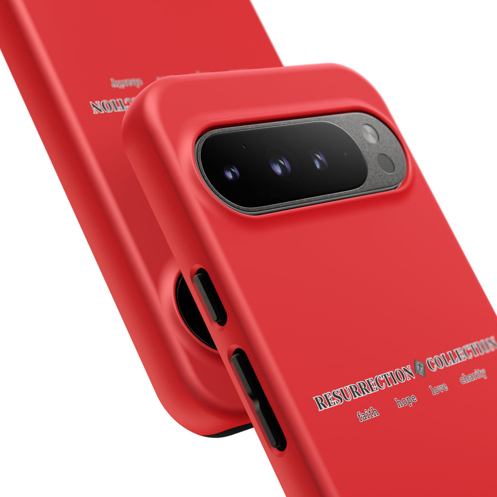 Resurrection Collection Red Tough Phone Case — Bold Religious Faith Design