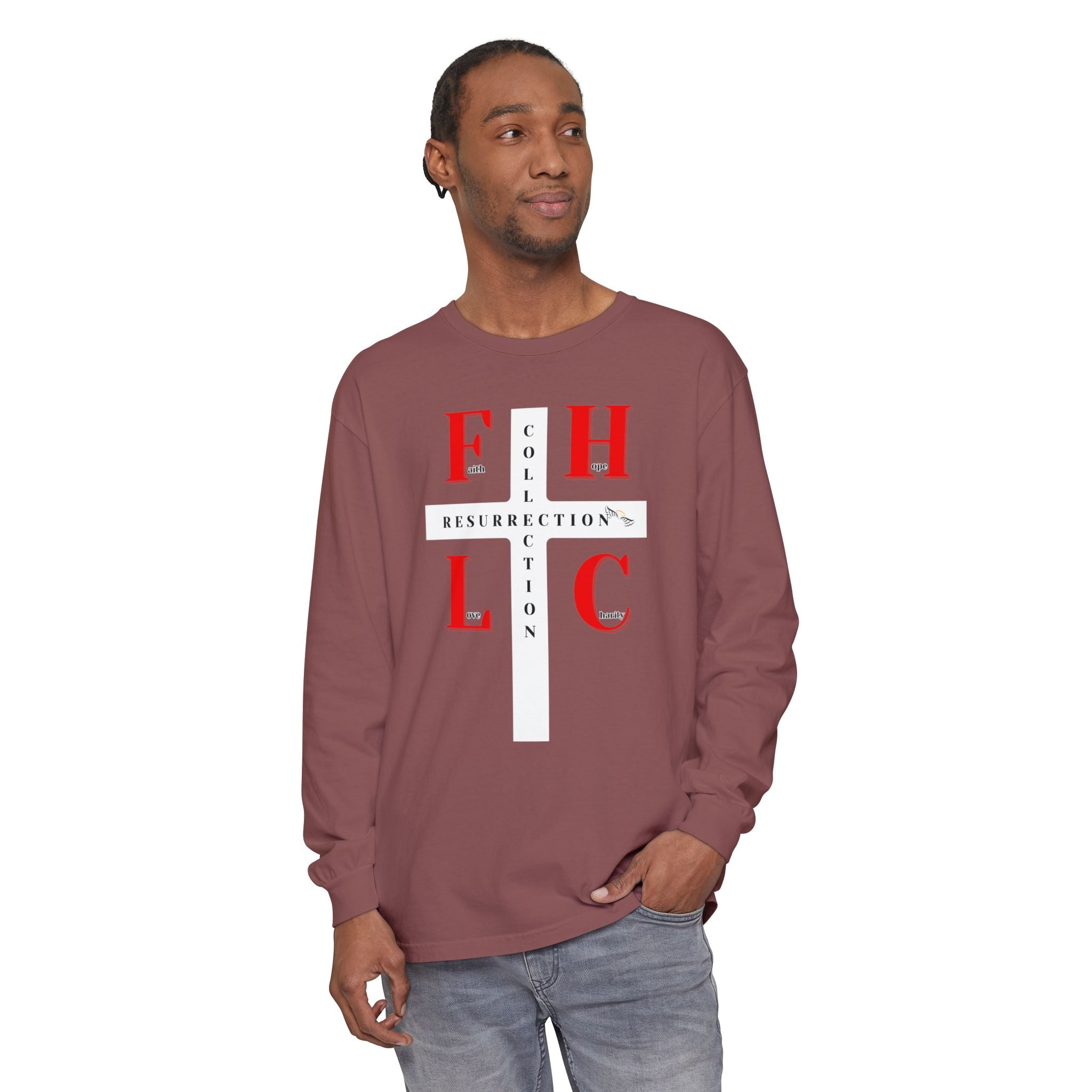 Resurrection Collection Long Sleeve Tee - FHLC Graphic