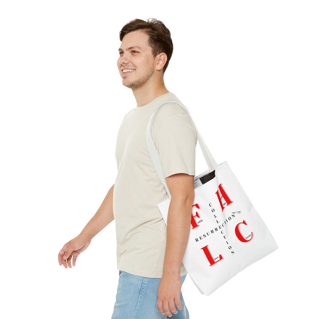 Resurrection Collection Tote Bag — Faith & Hope Graphic Tote