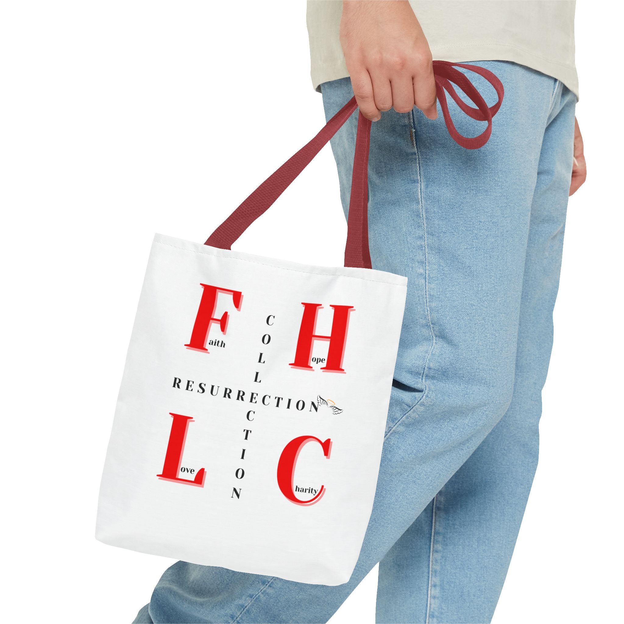 Resurrection Collection Tote Bag — Faith & Hope Graphic Tote