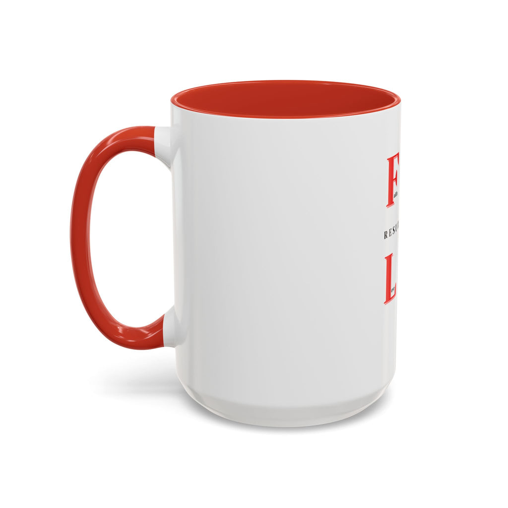 Resurrection Collection Accent Coffee Mug — Inspirational Christian Scripture Mug (11/15oz)