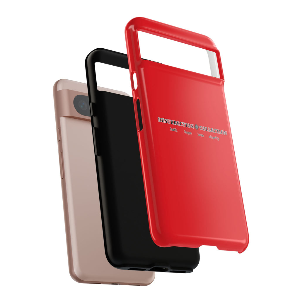 Resurrection Collection Red Tough Phone Case — Bold Religious Faith Design
