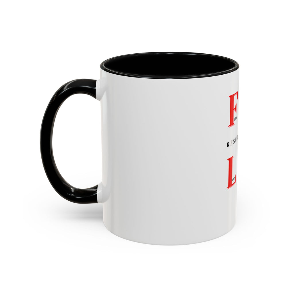 Resurrection Collection Accent Coffee Mug — Inspirational Christian Scripture Mug (11/15oz)