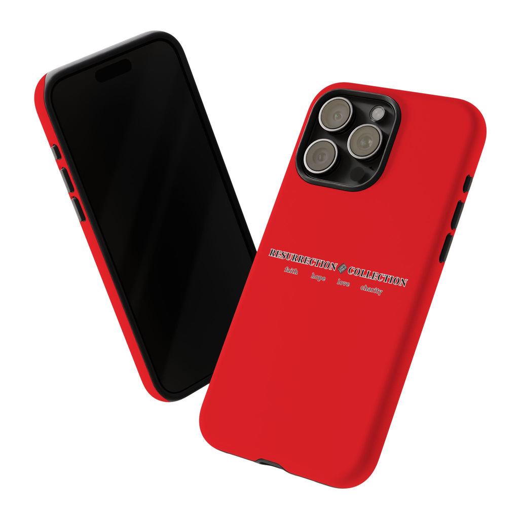 Resurrection Collection Red Tough Phone Case — Bold Religious Faith Design