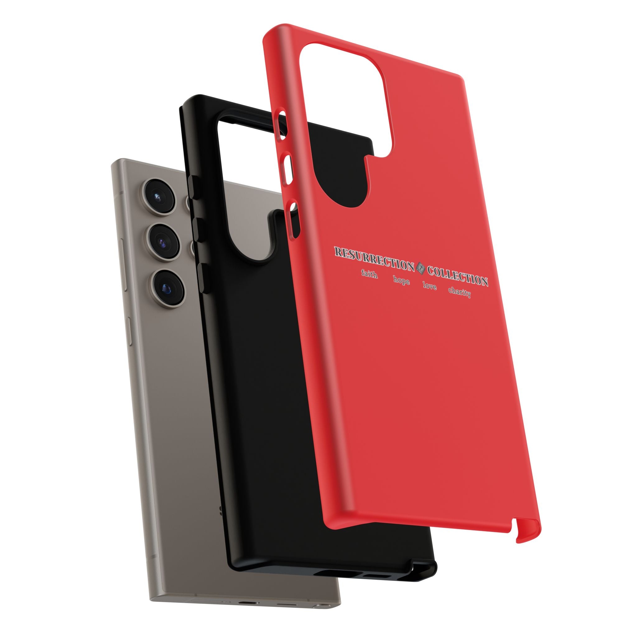 Resurrection Collection Red Tough Phone Case — Bold Religious Faith Design