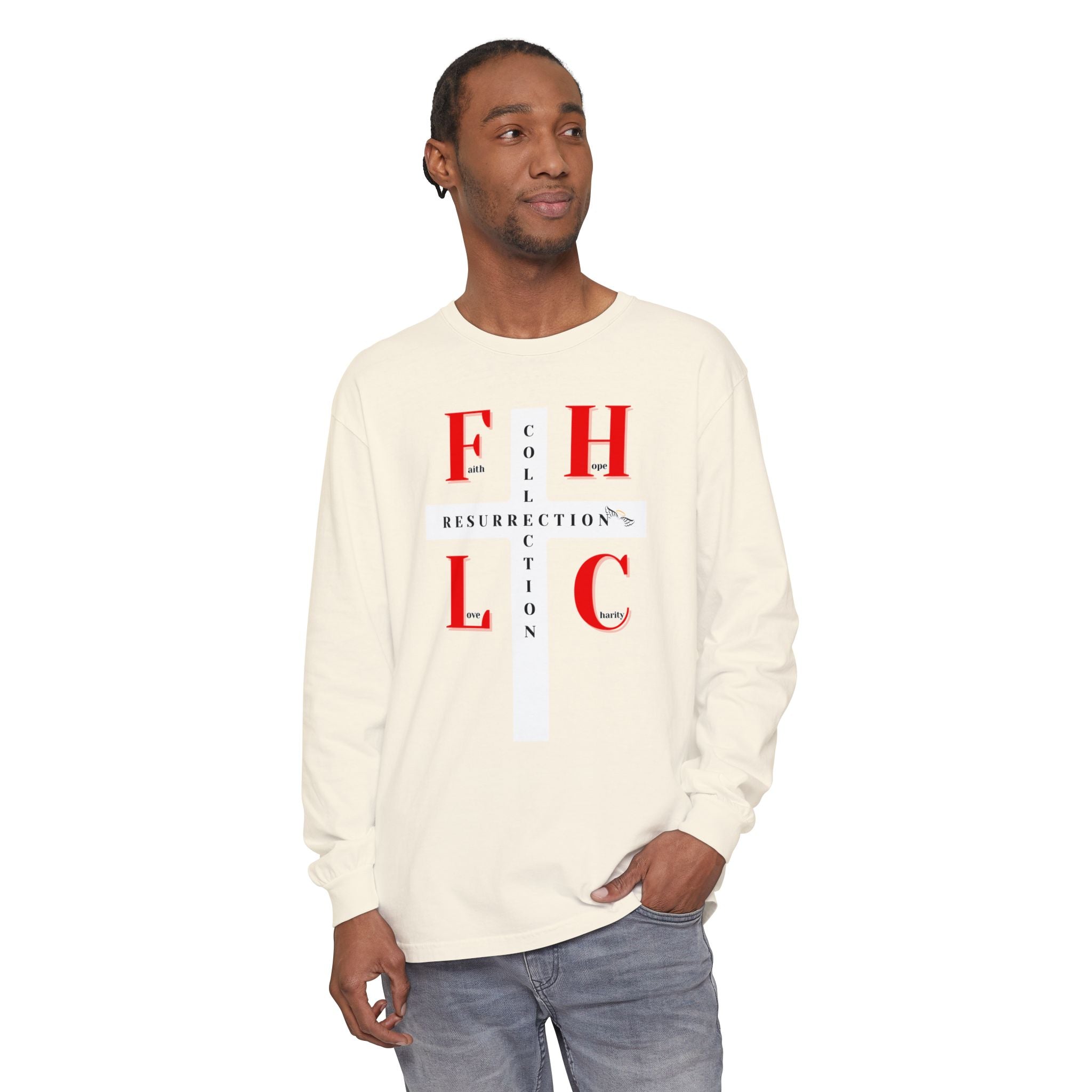 Resurrection Collection Long Sleeve Tee - FHLC Graphic