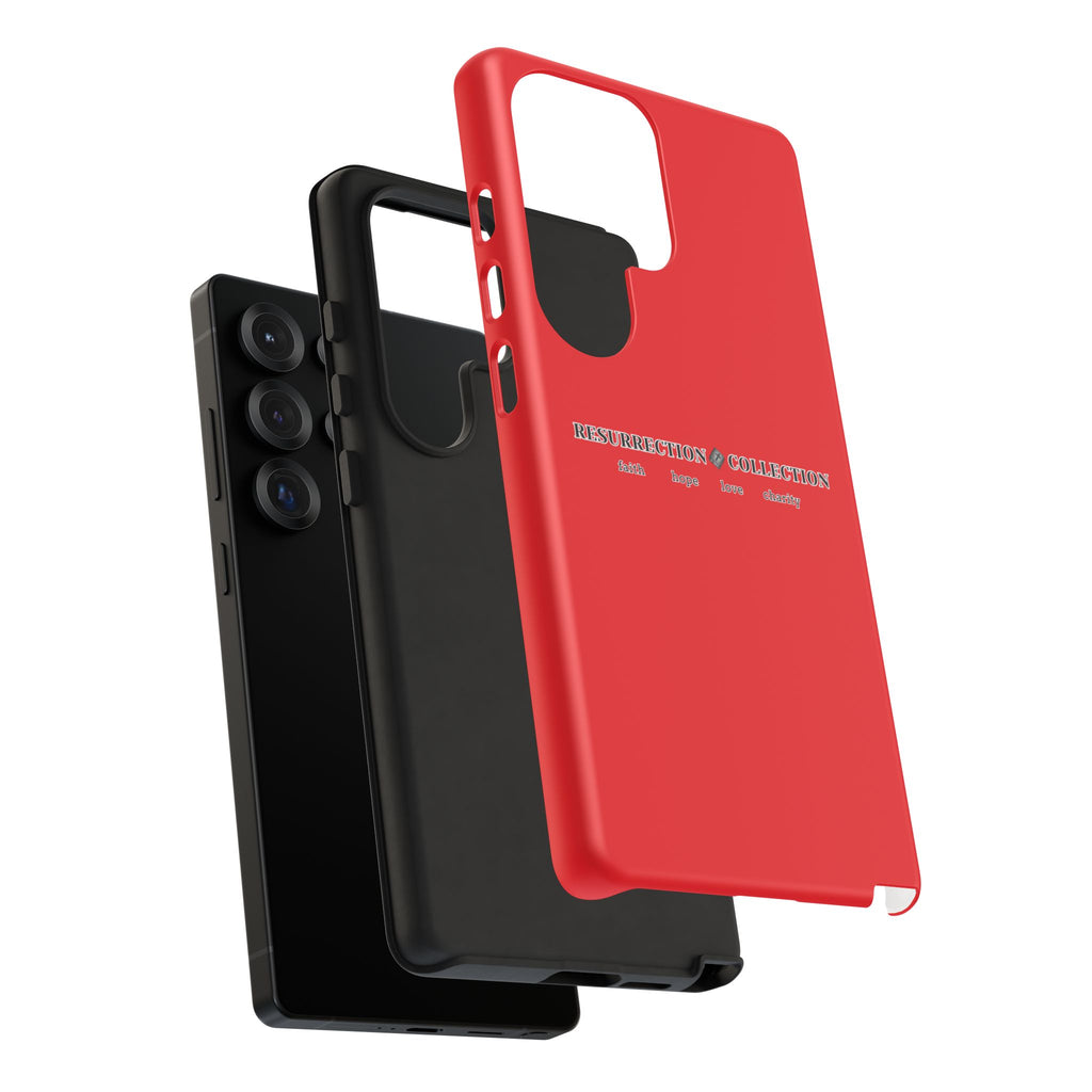 Resurrection Collection Red Tough Phone Case — Bold Religious Faith Design