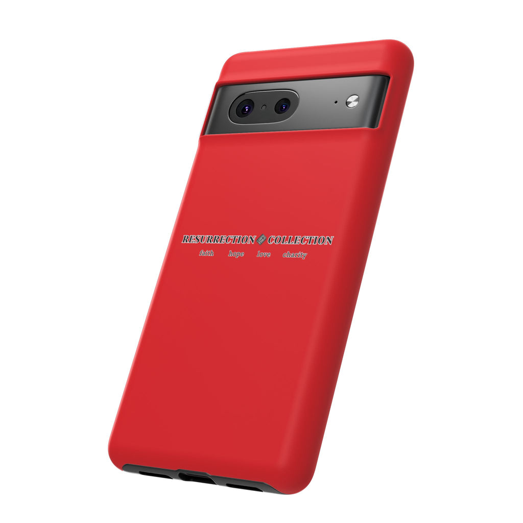 Resurrection Collection Red Tough Phone Case — Bold Religious Faith Design