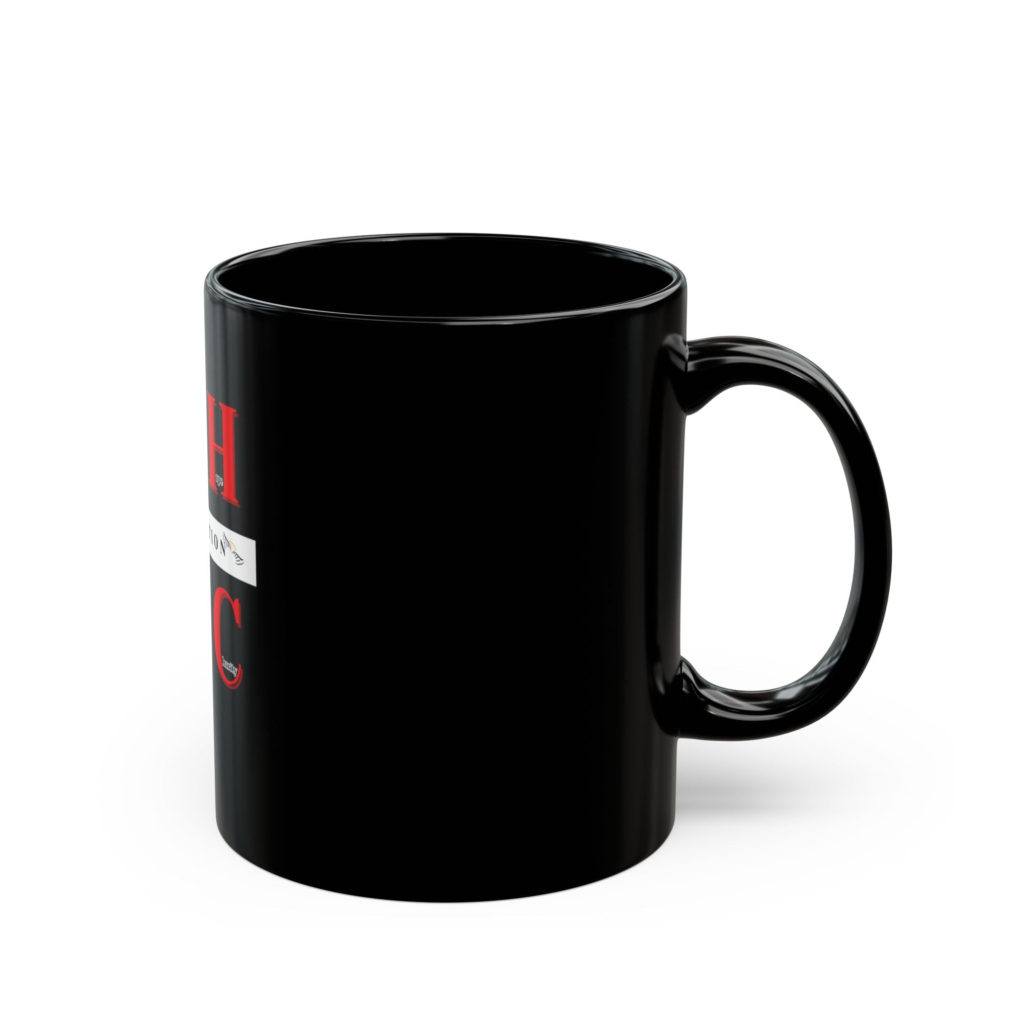 Resurrection Collection Cross Black Mug – Faith-Inspired Coffee Cup (11oz/15oz)