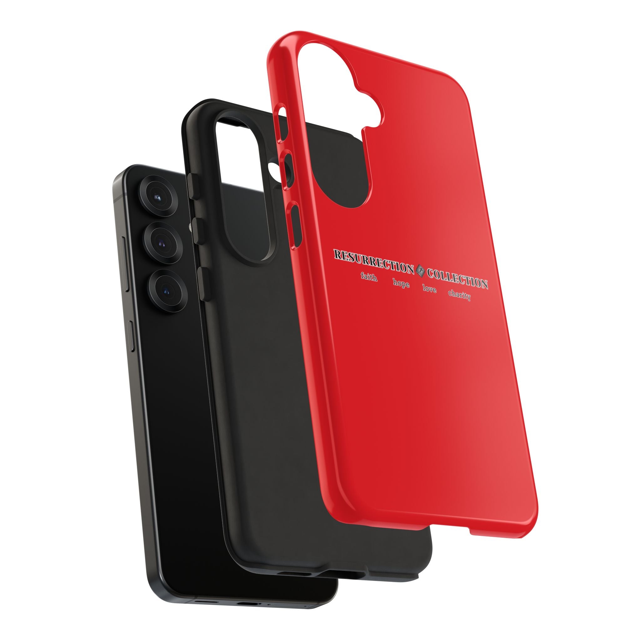 Resurrection Collection Red Tough Phone Case — Bold Religious Faith Design