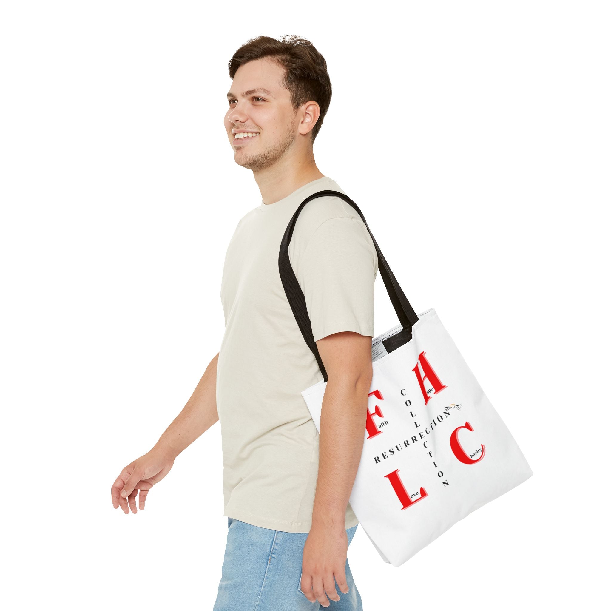 Resurrection Collection Tote Bag — Faith & Hope Graphic Tote