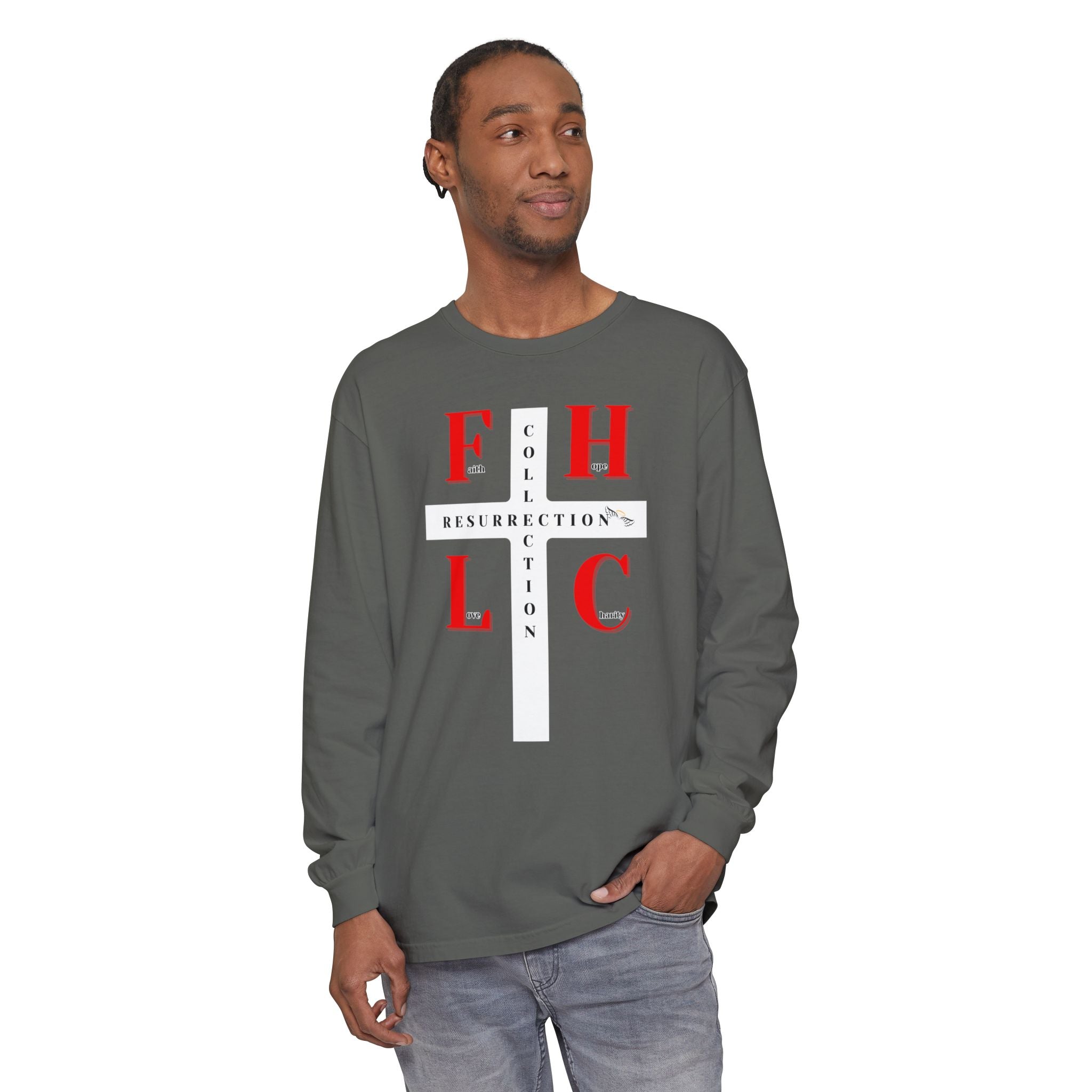 Resurrection Collection Long Sleeve Tee - FHLC Graphic