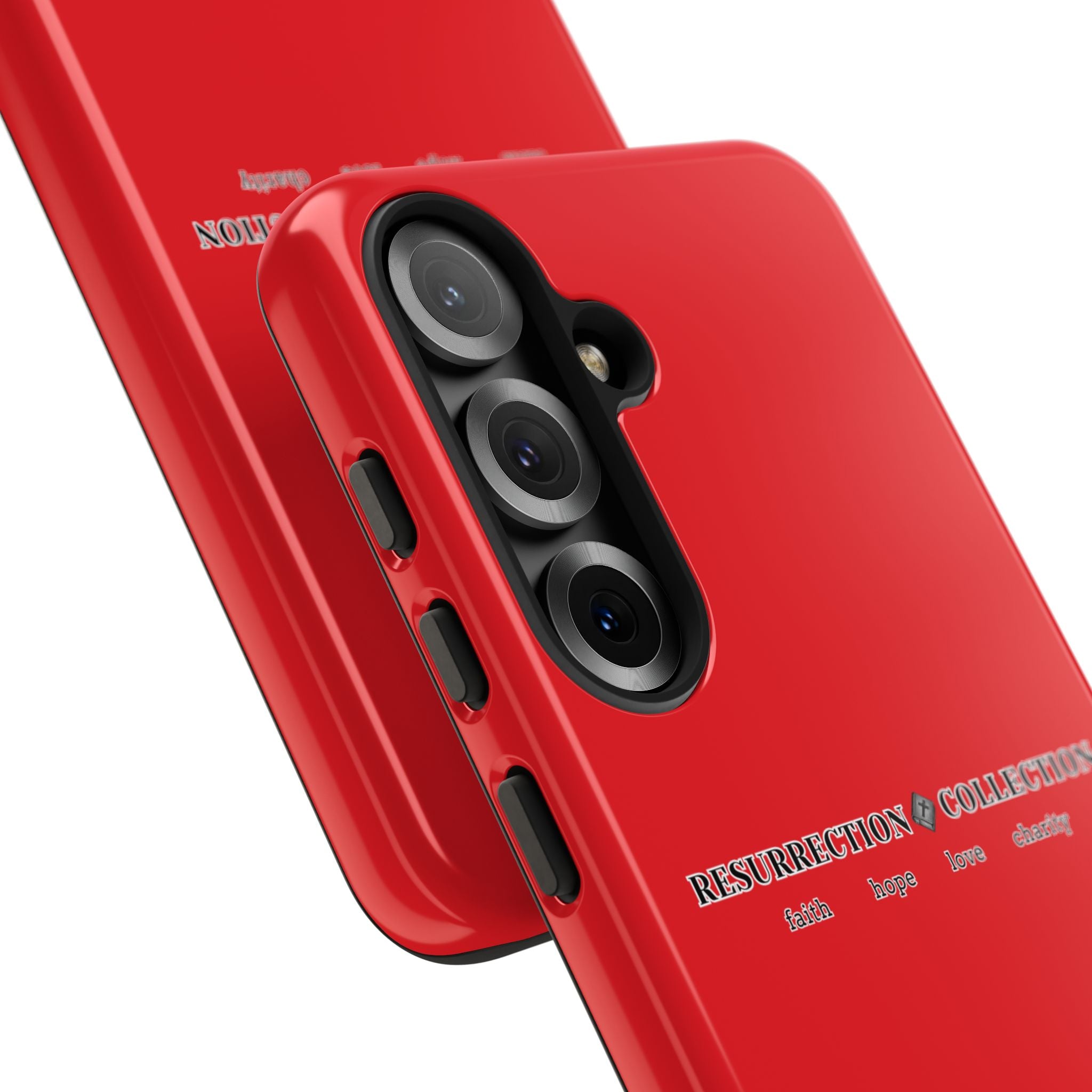 Resurrection Collection Red Tough Phone Case — Bold Religious Faith Design