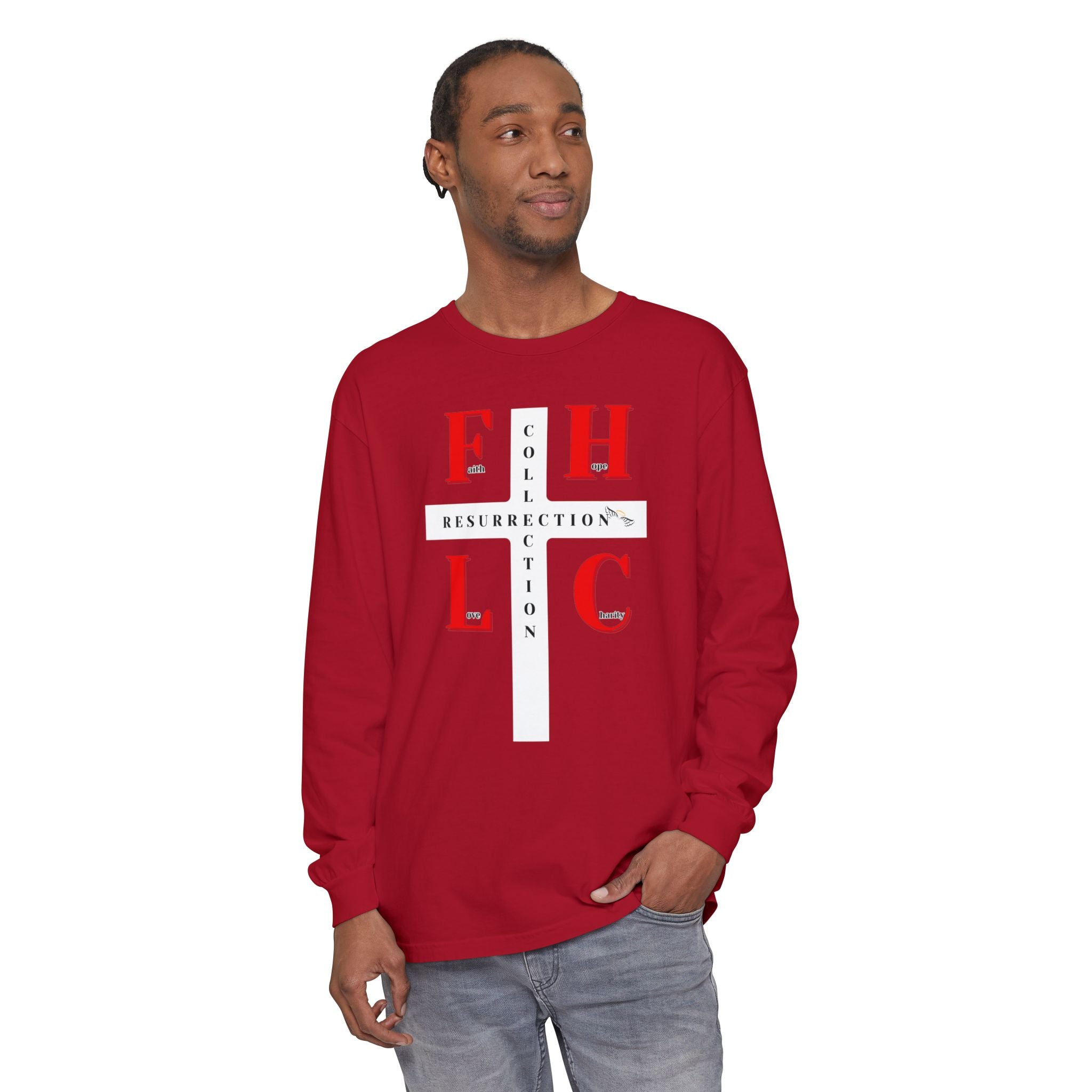Resurrection Collection Long Sleeve Tee - FHLC Graphic