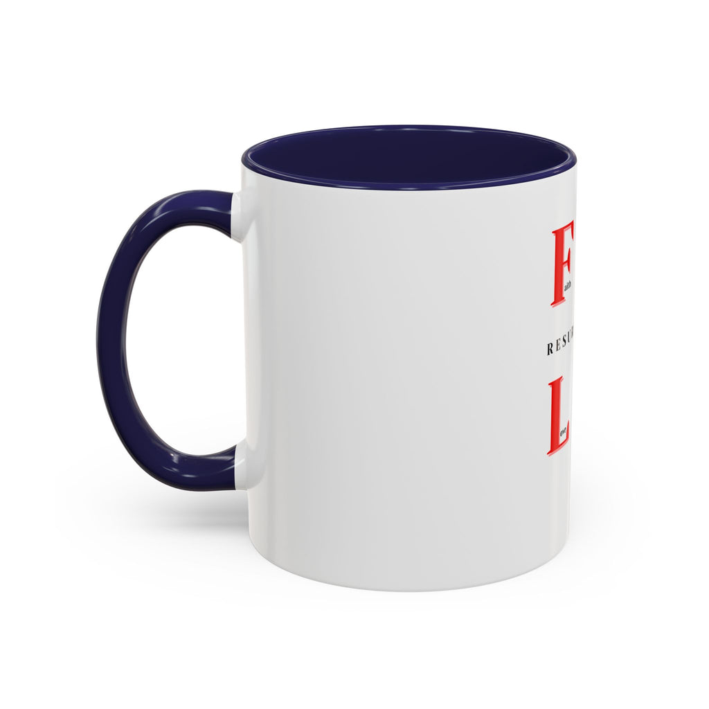 Resurrection Collection Accent Coffee Mug — Inspirational Christian Scripture Mug (11/15oz)