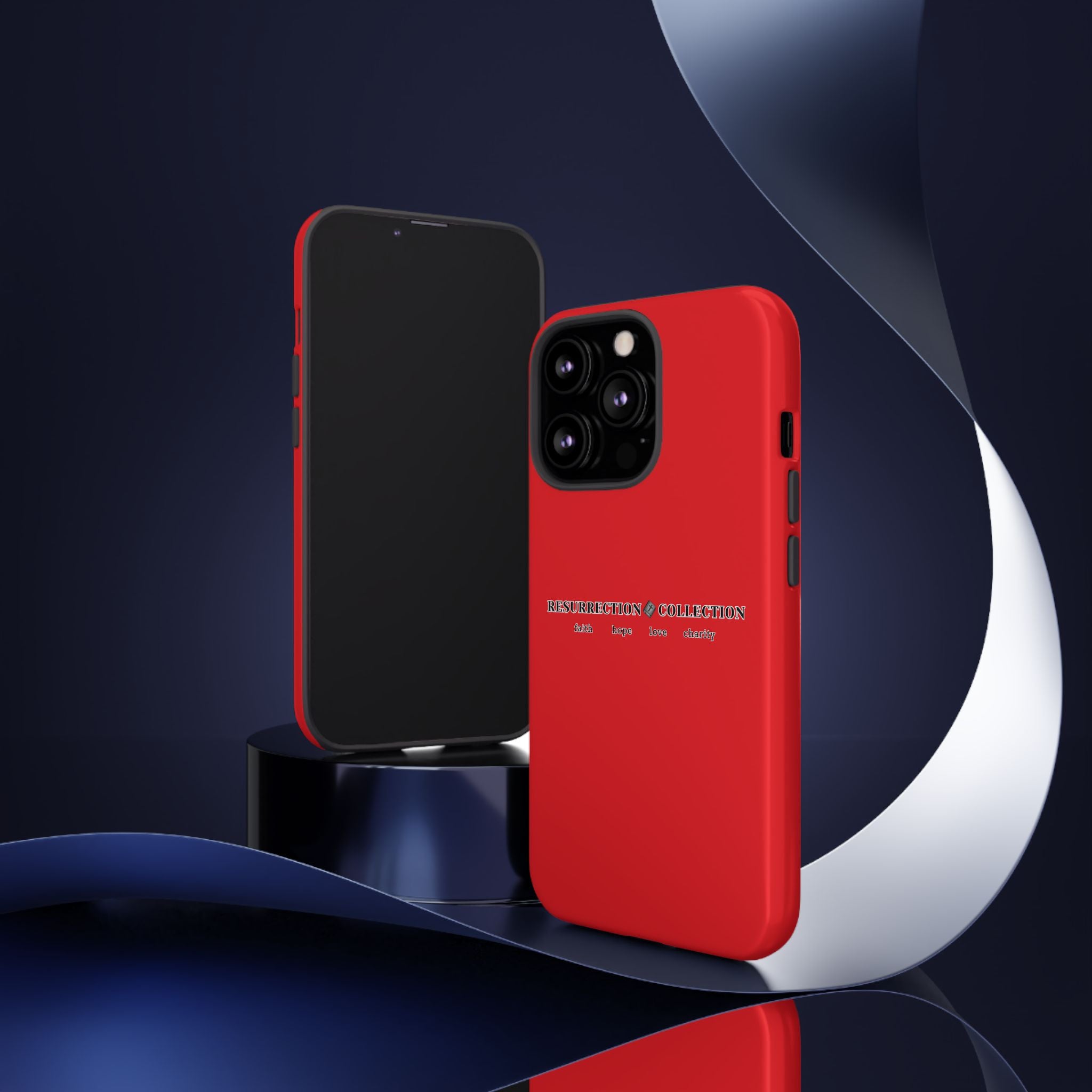 Resurrection Collection Red Tough Phone Case — Bold Religious Faith Design