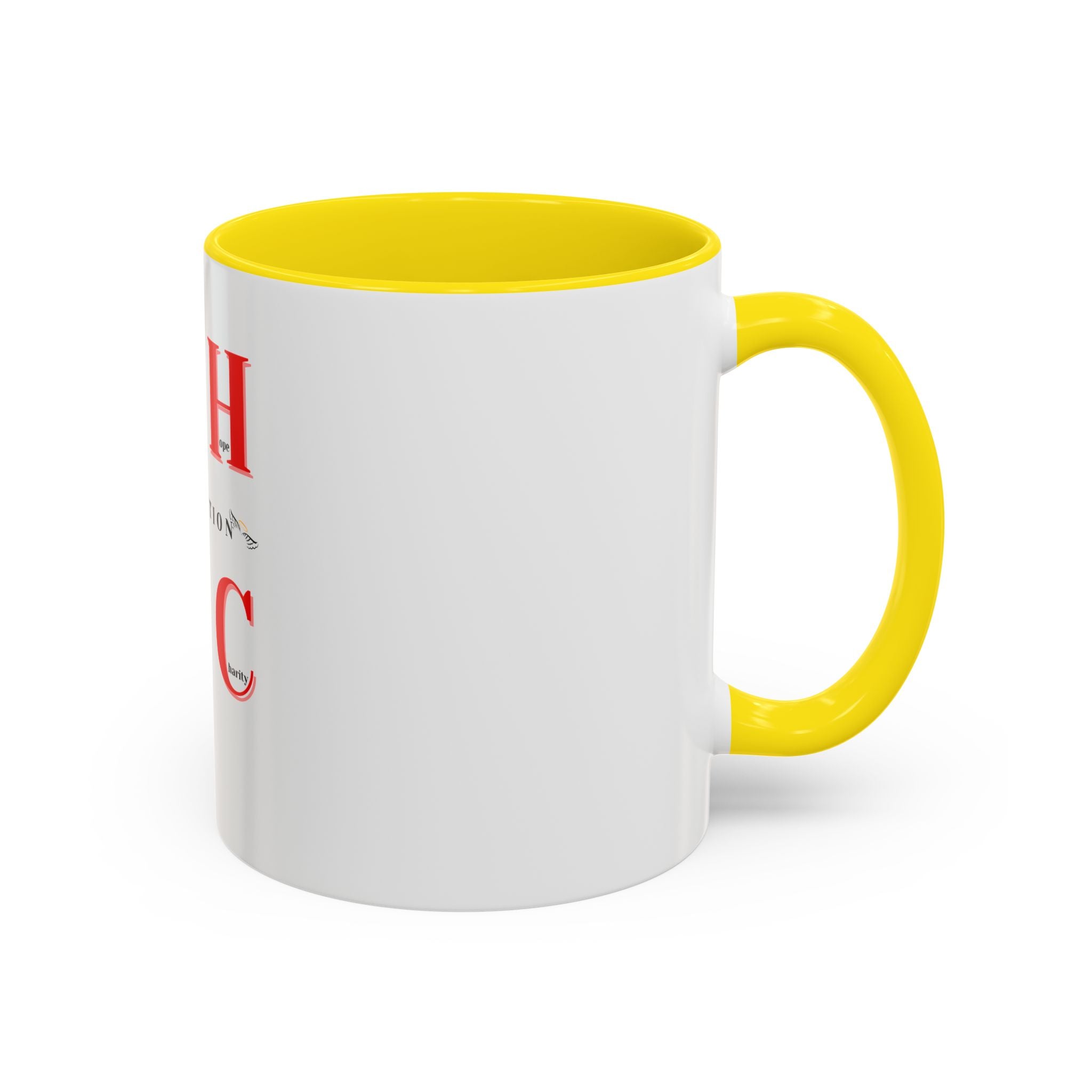 Resurrection Collection Accent Coffee Mug — Inspirational Christian Scripture Mug (11/15oz)