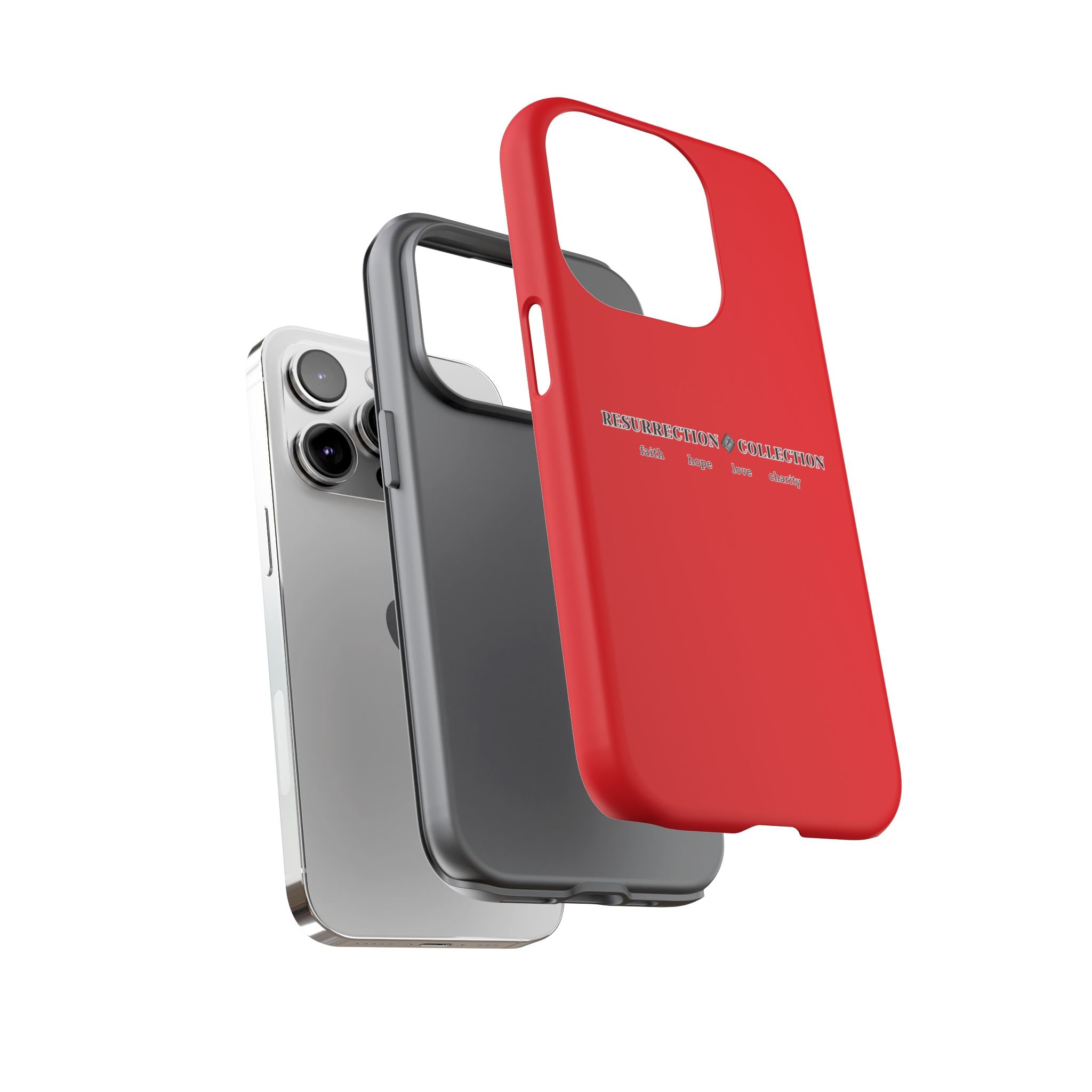 Resurrection Collection Red Tough Phone Case — Bold Religious Faith Design