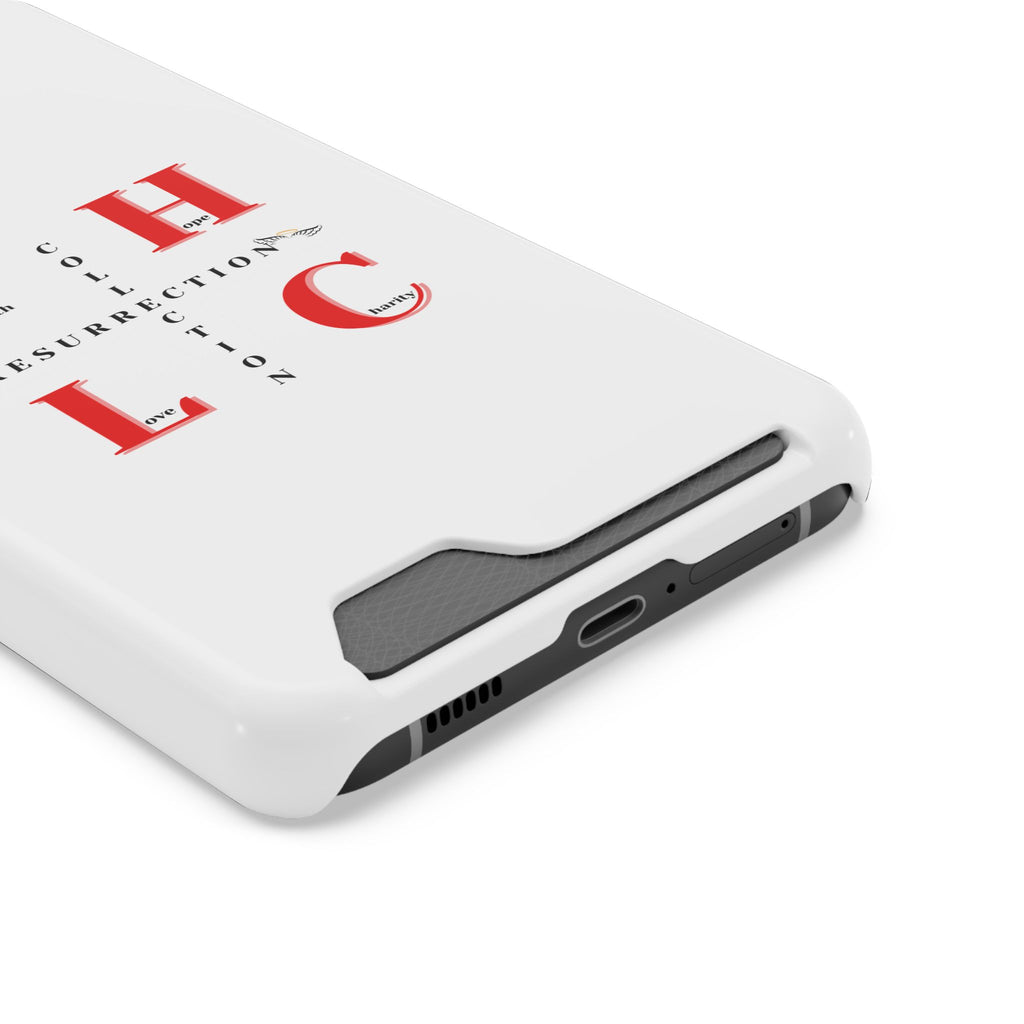 Phone Case with Card Holder — 'FHLC Resurrection Collection' Minimalist Protective Wallet Case