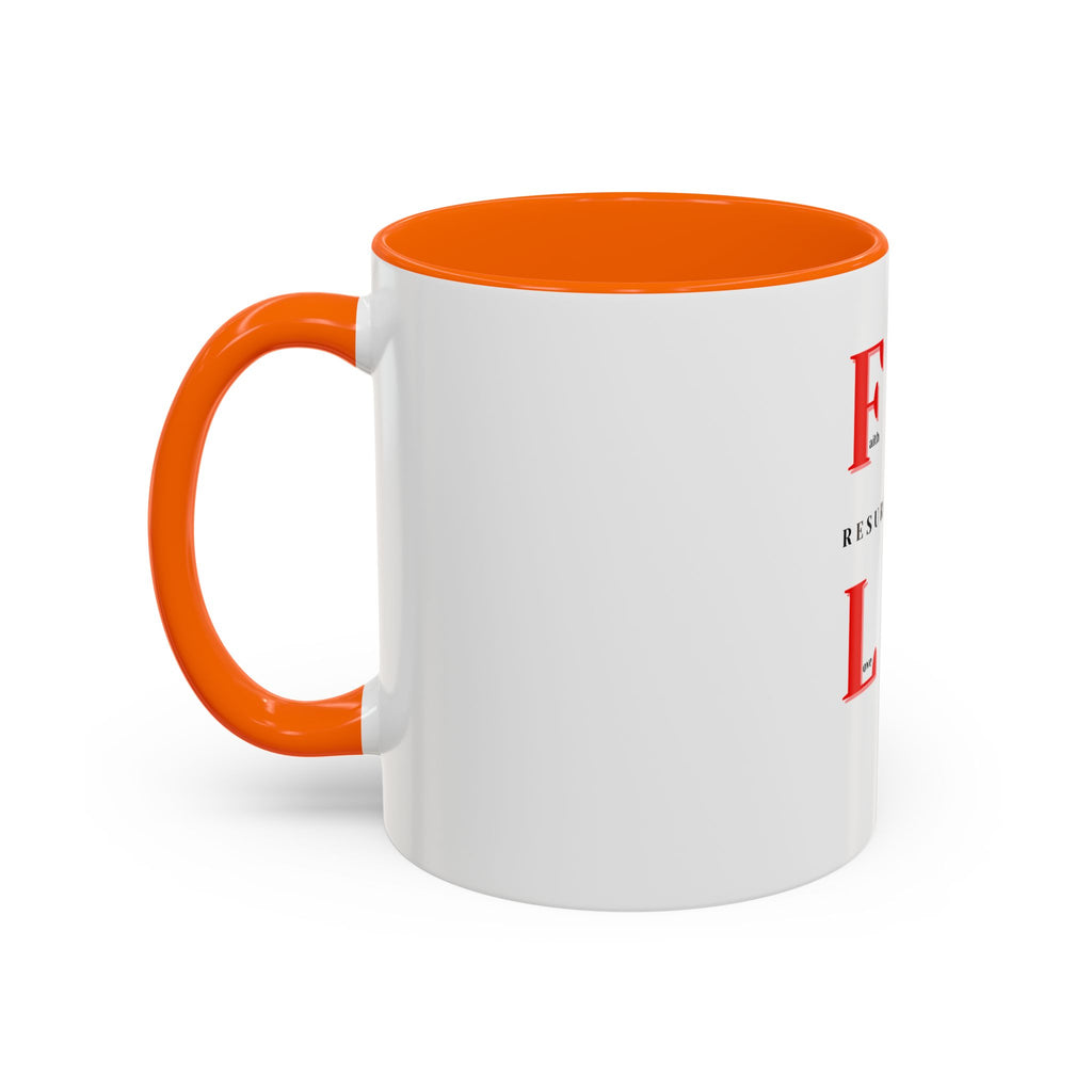 Resurrection Collection Accent Coffee Mug — Inspirational Christian Scripture Mug (11/15oz)