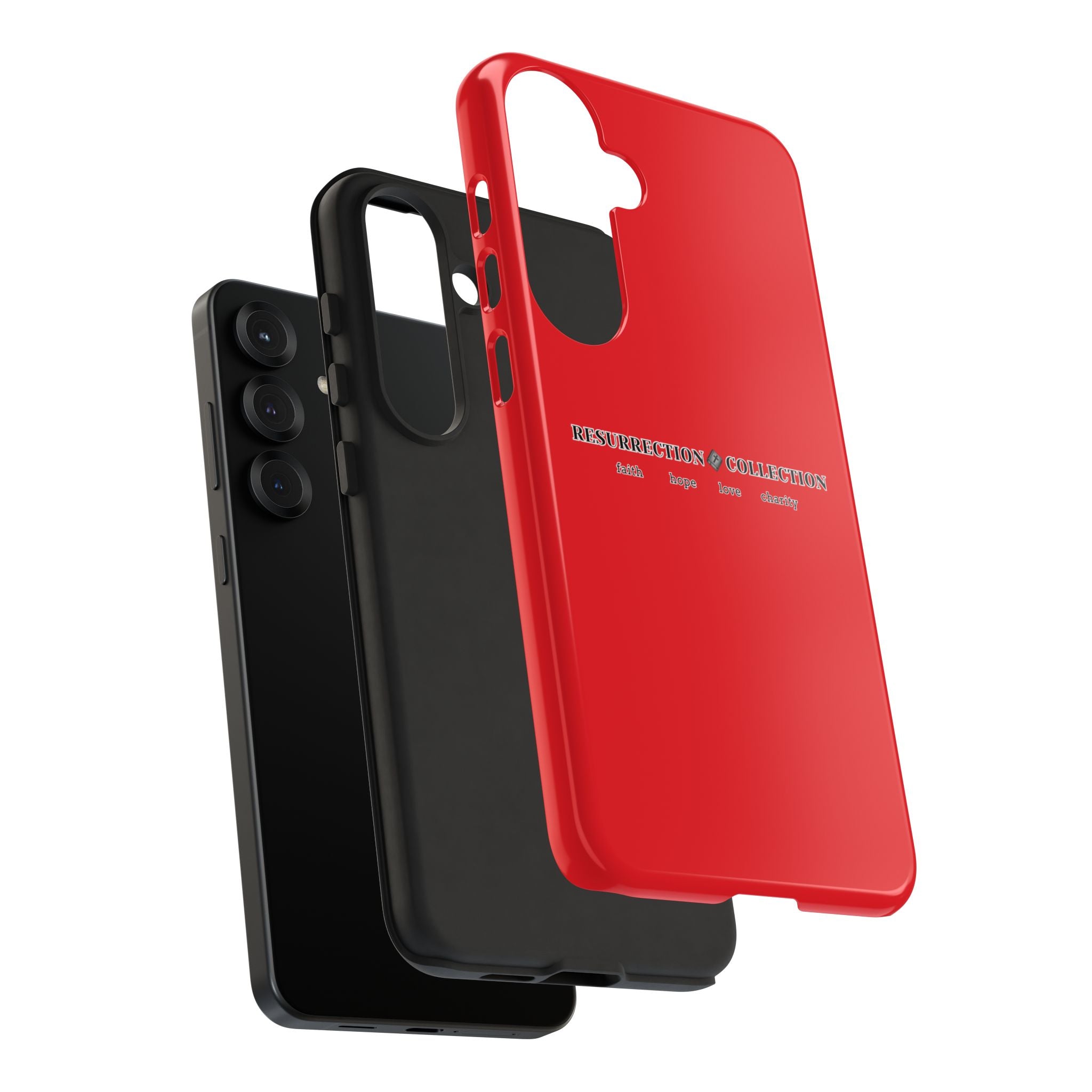 Resurrection Collection Red Tough Phone Case — Bold Religious Faith Design