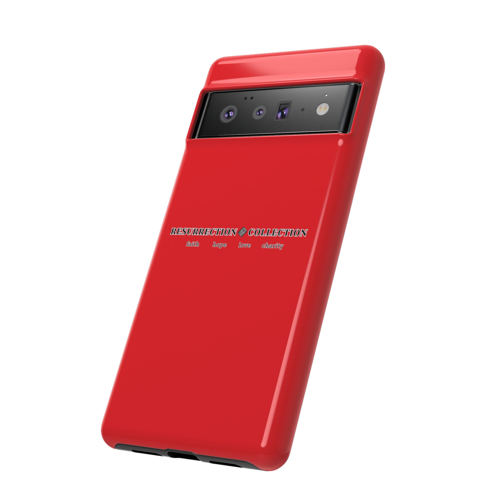 Resurrection Collection Red Tough Phone Case — Bold Religious Faith Design