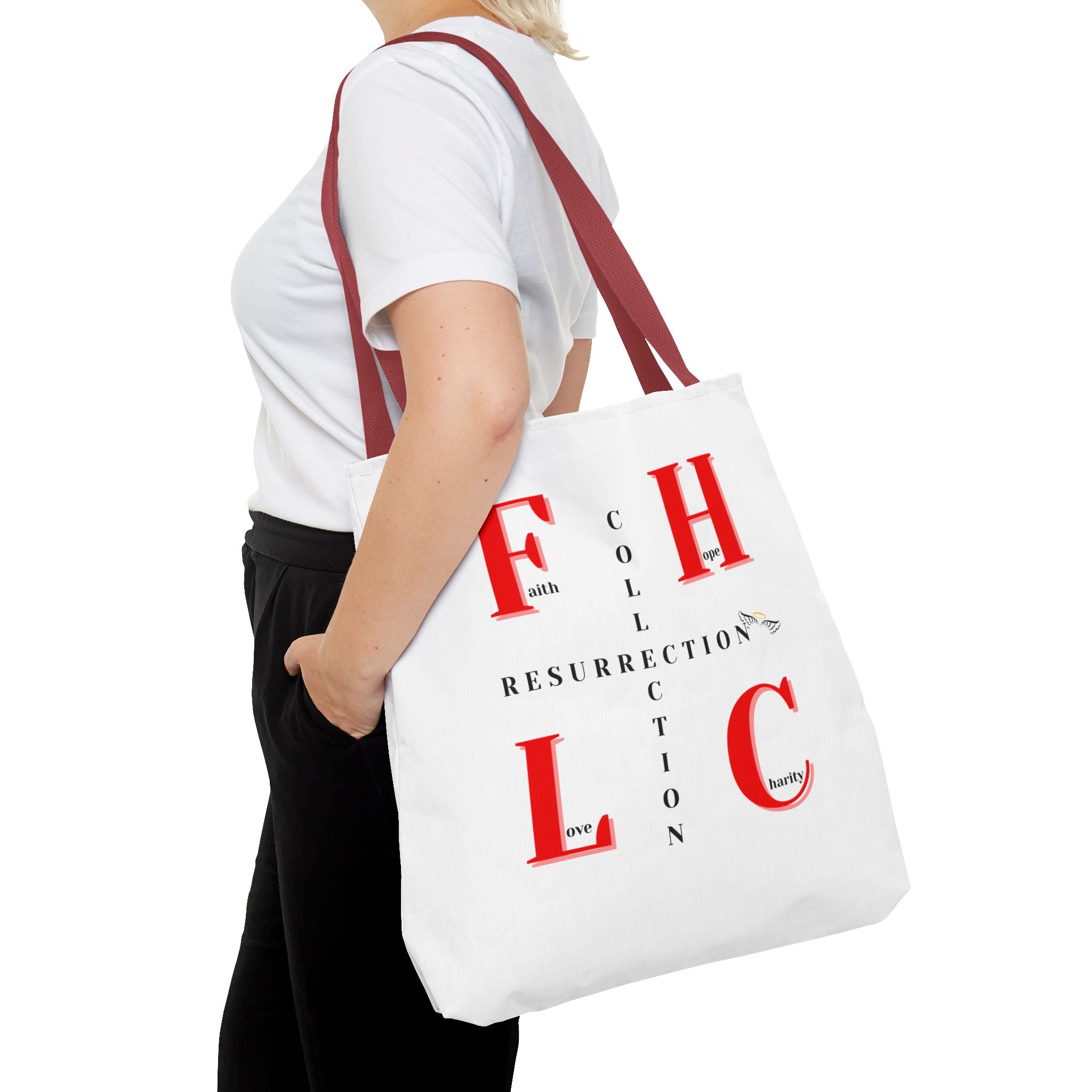 Resurrection Collection Tote Bag — Faith & Hope Graphic Tote